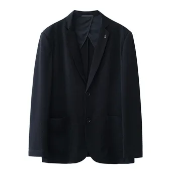 7035-2023 Осенне-зимний новый продукт, мужской костюм, деловой, повседневный, простой, однотонный западный жакет, мужское верхнее пальто