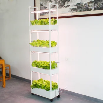 Семейная умная Гидропонная система вертикального выращивания Домашняя Комнатная Сеялка Ящик для выращивания Беспочвенная Посадочная машина для овощей фруктов